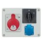 Rozdzielnica stacjonarna R-BOX 190 1x32A/5P 1x250V wył. 0/1 IP44 B.1092W