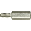 Hexagon spacer bolt, external/internal thread, M3/M3, brass, 21350312/6-BF
