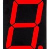 Wyświetlacz LED 7 segmentowy 1.80'' 45mm, 1 znak, czerwony, WA
