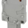 Plug, quick connection, 0.25-1.5 mm², 1 pole, 17.5 A, 6 kV, gray, 3051043