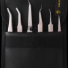 5-050 SMD tweezers kit, 6 pieces, with bag