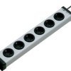 Listwa zasilająca, 16A, 250 V AC, 6 wtykowa dł. kabla 1.5m Typ F - niemieckie Schuko