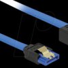 84972 SATA 6 GB/s socket straight > SATA plug, straight 30 cm blue