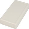 ABS handheld enclosure, (L x W x H) 130 x 65 x 25 mm, light gray (RAL 7035), IP54, 1599BGY