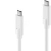 IS2510-005 USB 3.1 cable, iSeries, C male to C male, white, 0,5 m