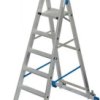 Krause STABILO Drabina wolnostojąca jezdna ze stabilizatorem 6 stopni 127303