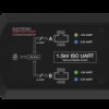 4-kanałowy izolowany interfejs konwerter USB-UART 1,8V/3,3V 1,5kV ISO UART