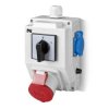 RS-Z rozdzielnica siłowa wyłącznik L-0-P 3P+N+Z 32A, 2x2P+Z 230V szary 6276-20