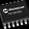 PIC microcontroller, 8 bit, 20 MHz, SOIC-14, PIC16F630-I/SL