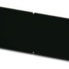 Side panel, PC, (W x H x D) 116 x 39.5 x 2 mm, black, for enclosure half shells, 2203373