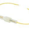 GNIAZDO BEZPIECZNIKA 30mm Z KABLEM ŻÓŁTE/PRZEŹROCZYSTE (GN30KAB-Y4021)
