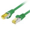 Patchcord kat.6a s/ftp lszh cu 10m zielony fluke passed lanberg PCF6A-10CU-1000-G