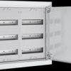 UK23 Field distributor flush-mounted/cavity wall, 2x3-row, H=520