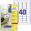 Avery-Zweckform L6140-20 TripleBond Labels 45.7x25.4mm Polyester White 800 pc(s)
