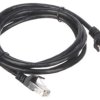 Patchcord RJ45/1.8-BLACK 1.8m