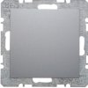 B.Kwadrat/B.7 B.1/B.7 Glas Zaślepka z elementem centralnym aluminium 6710091404 HAGER
