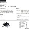 SI9933DY Dual P-FET 20V 3.5A 2W SMD-SO8 SILICONIX