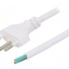 SN29-3/10/3.0WH Kabel: 3x1mm2, przewody,SEV-1011 (J) wtyk, 3m, 10A