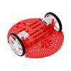 Romi Chassis Kit - 2-kołowe podwozie robota - czerwone - Pololu 3502