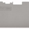 End/Intermediate plate for terminal block, 2004-1491