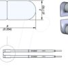 W14003F Abisolierkartusche, Flachklinge 3 x 9 mm