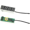 Moduł zegara cyfrowego RX8025T z pomiarem temperatury i napięcia czerwony