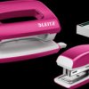 55612023 NeXXt WOW Mini Stapler and Hole Punch Set, pink