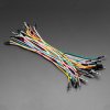 Premium Colourful Silicone Extension Jumper Wires - 200mm x 30 pc - Multi-Coloured