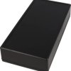ABS handheld enclosure, (L x W x H) 220 x 110 x 44 mm, black (RAL 9005), IP54, 1599HBK