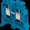 Terminal block, screw connection, 0.5-6.0 mm², 2 pole, 41 A, 8 kV, blue, 1SNA125118R1300