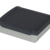 ABS/PC enclosure kit, (L x W x H) 264 x 233 x 69 mm, light gray/graphite gray, IP65, 20252412.HMT1