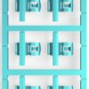 PA cable maker, inscribable, (W x H) 30 x 12.5 mm, max. bundle Ø 7 mm, blue, 1025340000