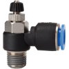 Choke check valve, -0.95-10 bar, 110056