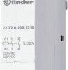 Stycznik instalacyjny Finder 22.72.0.024.1517 22.72.0.024.1517, 2 styki, 230 V/AC, 400 V/AC, 1 szt.