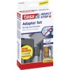Tesa 55193-03 Adapter Alu Comfort Fly screen kit for insect netting 3 pcs
