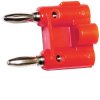 Mueller BU-00247-2 Jack Plug Red Solder-Free Stackable PVC 41.15mm