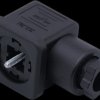 Valve connector, DIN shape A, 3 pole + PE, 70 V, 1.5 mm², E10058