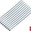 TRU COMPONENTS TC-12533348 Opaska kablowa 203 mm 2.5 mm niebieski Wykrywalny metal 100 szt.