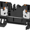 Through terminal block, snap-in, 2.5 mm², 24 A, 8 kV, black, 3109320000