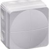 Skrzynka przyłączeniowa Wiska Combi 108/leer, IP66, (D x S x W) 76 x 76 x 51 mm, szaro-biały (ral 7035), 1 szt.