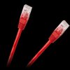 Patchcord kabel UTP 8c wtyk-wtyk 0,5m CCA czerwony cat.6e