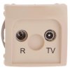 Simon Basic Gniazdo antenowe RD/TV końcowe separowane beżowe BMZAR1/1.01/12