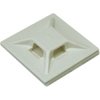 Mounting base, ABS, white, self-adhesive, (L x W x H) 19.1 x 19.1 x 4.6 mm, ABMM-A-D