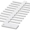 ABS label, inscribable, (W x H) 4 x 23 mm, white, 1013779
