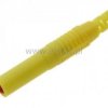 Wtyk bananowy 4mm 54mm żółty 25.503.3 1000V/32A