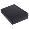 Obudowa uniwersalna Z33A, 140 × 190 × 46 mm, ABS, czarna, z panelami bocznymi, Kradex