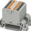 Distribution block, push-in connection, 0.14-2.5 mm², 22.5 A, 8 kV, gray, 1221420