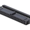 Wtyk IDC żeńskie 40-PIN IDC na taśmę 1,27mm złocony czarny 1658621-9
