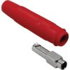 BKL 072233 Jack Socket Connector 4mm Pin Red Crushproof Sleeve