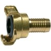 GEKA hose piece, L 61 mm, 40 bar, brass, for hose, 107776